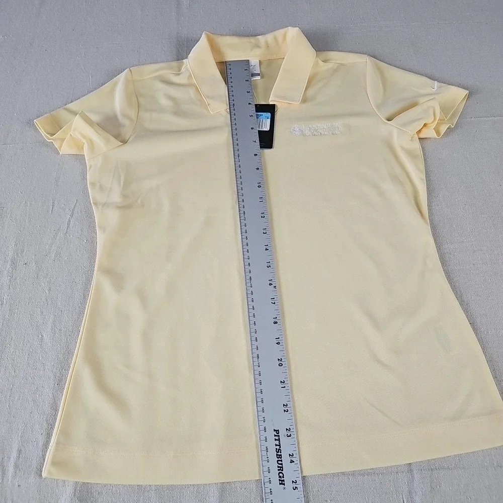 Nike Golf‎ Dri-Fit Womens Medium Polo Embroidered Lakeview Health Logo NWT
